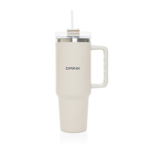 pardo Vaso de acero reciclado RCS Peakflow 1200 ml