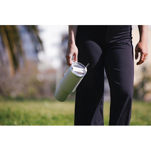 pardo Vaso de acero reciclado RCS Peakflow 1200 ml