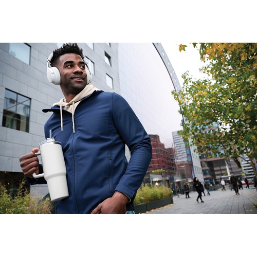 white Vaso de acero reciclado RCS Peakflow 1200 ml