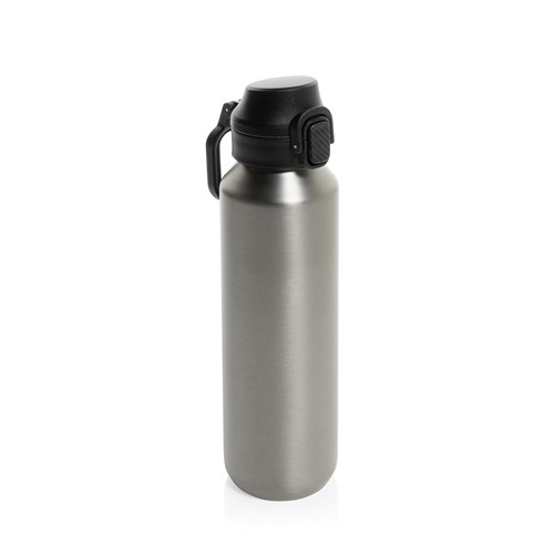 Botella deportiva con cierre de acero reciclado RCS, 600 ml