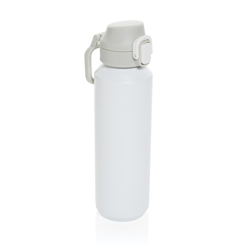 Botella deportiva con cierre de acero reciclado RCS, 600 ml