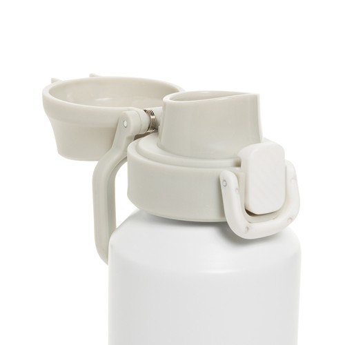 Botella deportiva con cierre de acero reciclado RCS, 600 ml