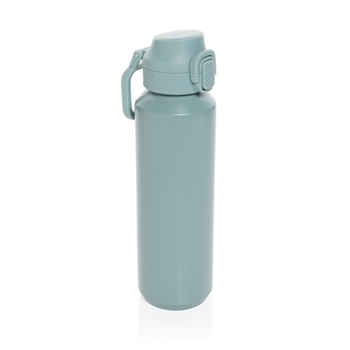 Botella deportiva con cierre de acero reciclado RCS, 600 ml
