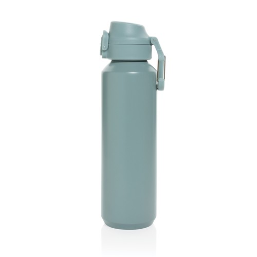 Botella deportiva Via RCS Re-steel con tapa bloqueable 600ML