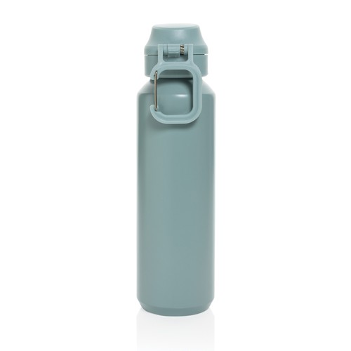 Botella deportiva Via RCS Re-steel con tapa bloqueable 600ML