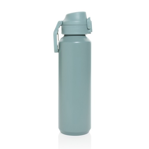 Botella deportiva Via RCS Re-steel con tapa bloqueable 600ML