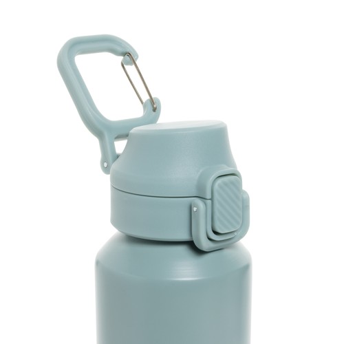 Botella deportiva Via RCS Re-steel con tapa bloqueable 600ML