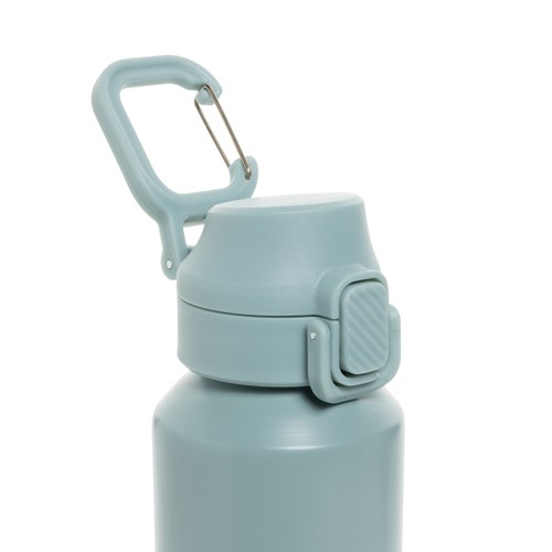 Botella deportiva con cierre de acero reciclado RCS, 600 ml