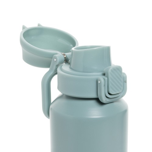 Botella deportiva con cierre de acero reciclado RCS, 600 ml