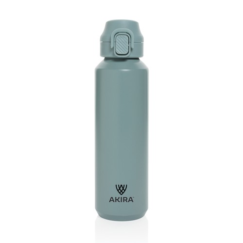 Botella deportiva Via RCS Re-steel con tapa bloqueable 600ML