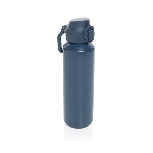 Botella deportiva con cierre de acero reciclado RCS, 600 ml