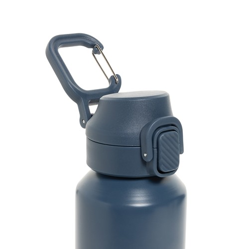 Botella deportiva con cierre de acero reciclado RCS, 600 ml