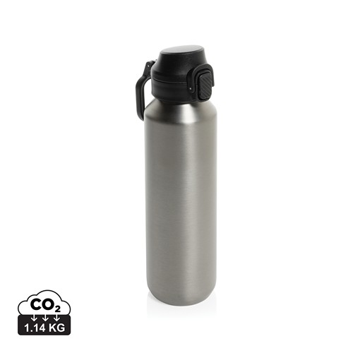 BOTELLA DEPORTIVA CON CIERRE DE ACERO RECICLADO RCS, 600 ML