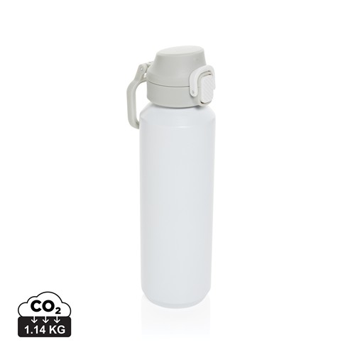 Botella deportiva con cierre de acero reciclado RCS, 600 ml