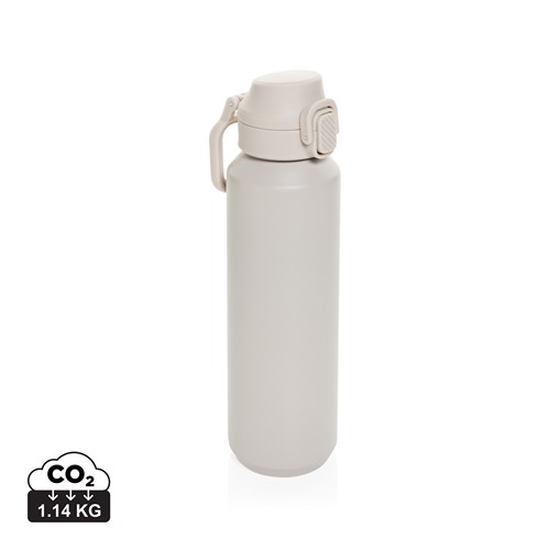 BOTELLA DEPORTIVA CON CIERRE DE ACERO RECICLADO RCS, 600 ML