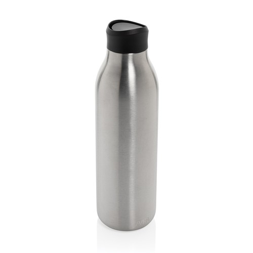 plateado Botella agua Avira Alok RCS Re-Steel 360 de 600 ml