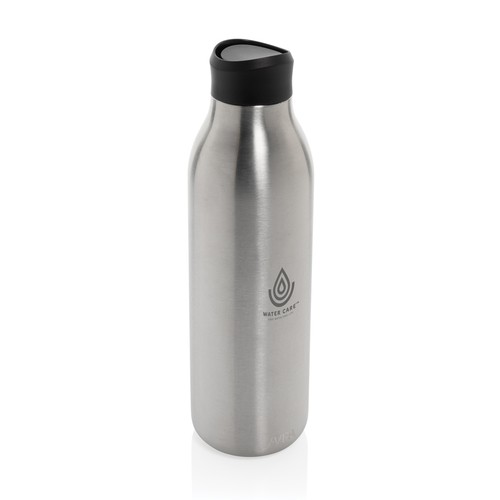 plateado Botella agua Avira Alok RCS Re-Steel 360 de 600 ml