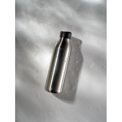 plateado Botella agua Avira Alok RCS Re-Steel 360 de 600 ml