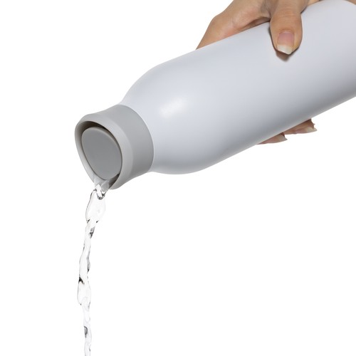 white Botella agua Avira Alok RCS Re-Steel 360 de 600 ml