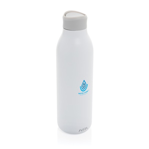 white Botella agua Avira Alok RCS Re-Steel 360 de 600 ml
