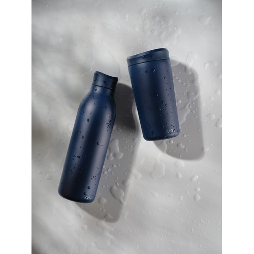 azul marino Botella agua Avira Alok RCS Re-Steel 360 de 600 ml
