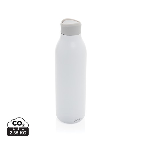 white Botella agua Avira Alok RCS Re-Steel 360 de 600 ml