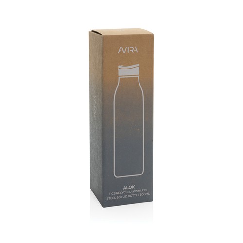 Bouteille d'eau 600ml en acier recyclé RCS Avira Alok - 15