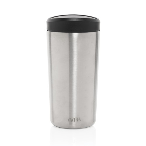 plateado Taza Avira Alix acero inoxidable RCS clik 400 ml