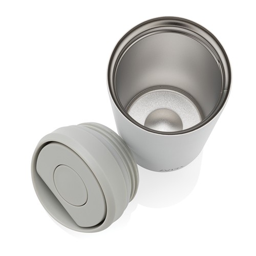 white Taza Avira Alix acero inoxidable RCS clik 400 ml