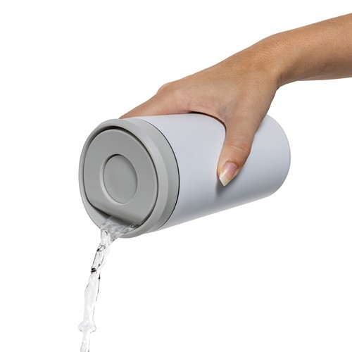 white Taza Avira Alix acero inoxidable RCS clik 400 ml