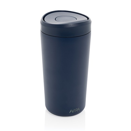 azul marino Taza Avira Alix acero inoxidable RCS clik 400 ml
