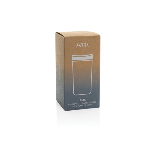 azul marino Taza Avira Alix acero inoxidable RCS clik 400 ml