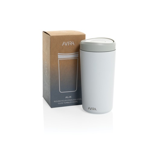 Taza Avira Alix acero inoxidable RCS sistema de clic 400 ml