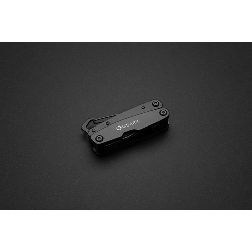 black Miniherramienta multiusos Gear X