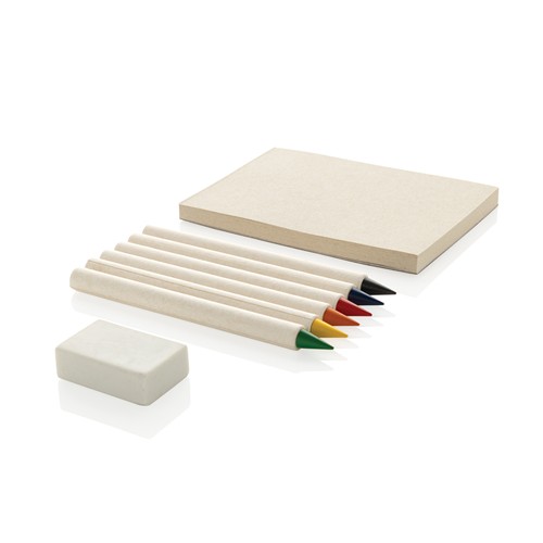 Set de 6 crayons de couleur avec carnet GRS Infinity Micki - 2