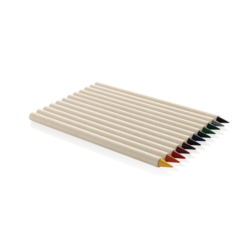 white Set 12 lápices de colores Micki GRS Infinity