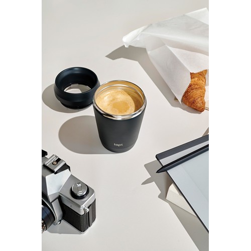 Mug 235 ml avec couvercle 360 en acier recyclé Topl - 6
