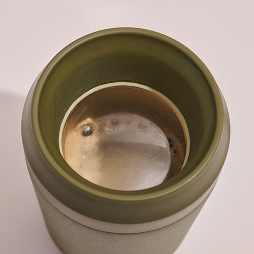 Taza Topl To Go de acero reciclado con tapa patentada 360