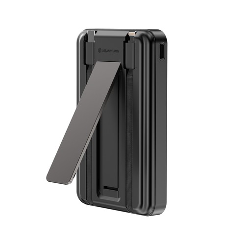 black Urban Vitamin Delano 5 en 1 powerbank magnético
