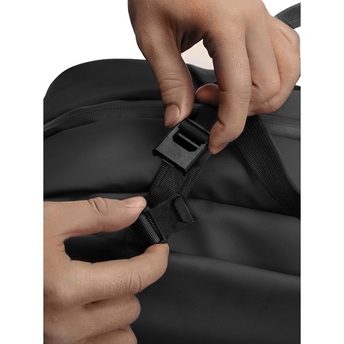 black Bolsa fin de semana Urban resistente al agua