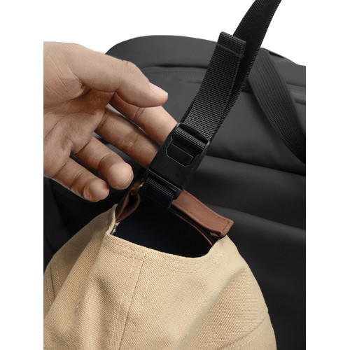 black Bolsa fin de semana Urban resistente al agua