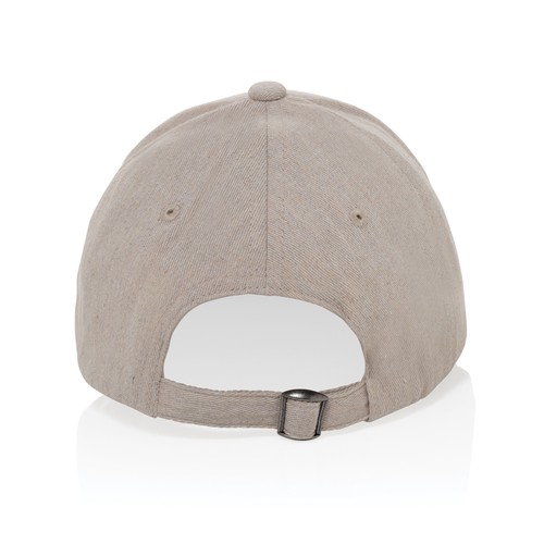 Gorra 6 paneles tejido jaspeado reciclado Milo AWARE™200 gr