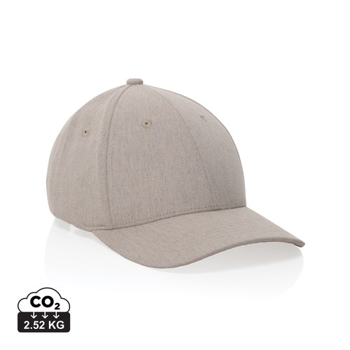 Casquette 6 panneaux 200gr chiné et recyclé AWARE™ Milo personnalisée