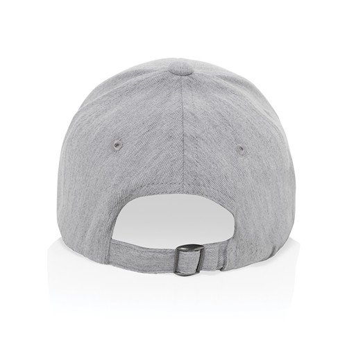 gray Gorra 6 paneles tejido jaspeado reciclado Milo AWARE™200 gr