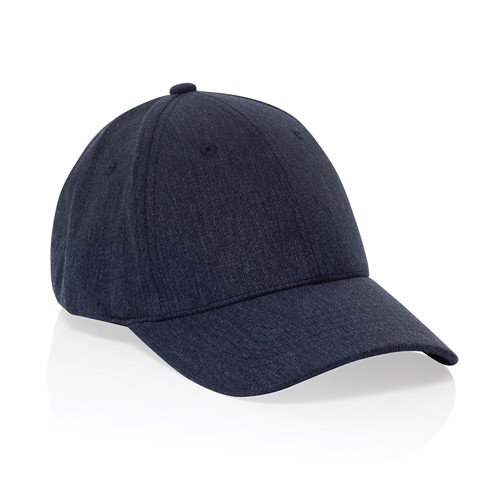 azul marino Gorra 6 paneles tejido jaspeado reciclado Milo AWARE™200 gr