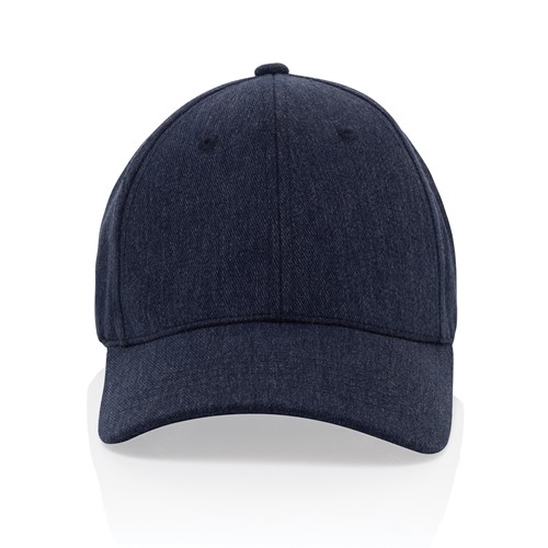 azul marino Gorra 6 paneles tejido jaspeado reciclado Milo AWARE™200 gr