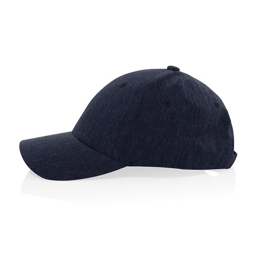 azul marino Gorra 6 paneles tejido jaspeado reciclado Milo AWARE™200 gr