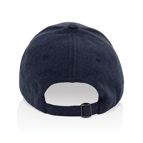 azul marino Gorra 6 paneles tejido jaspeado reciclado Milo AWARE™200 gr