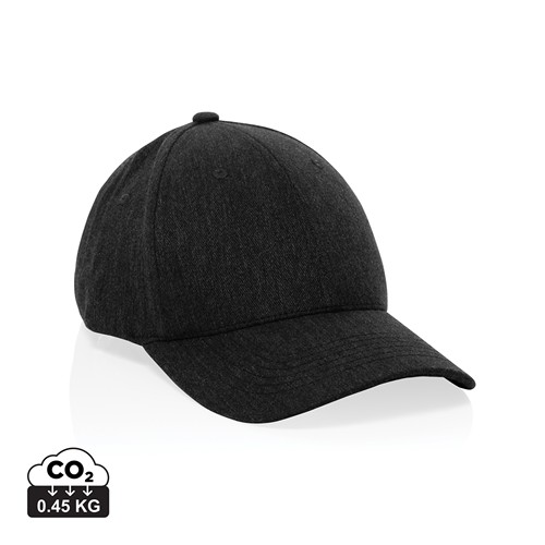 Gorra 6 paneles tejido jaspeado reciclado Milo AWARE™200 gr