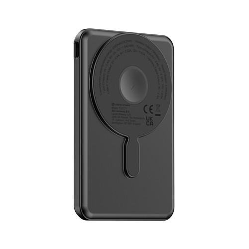 black Powerbank magnético Urban Vitamin Redwood 5 en 1